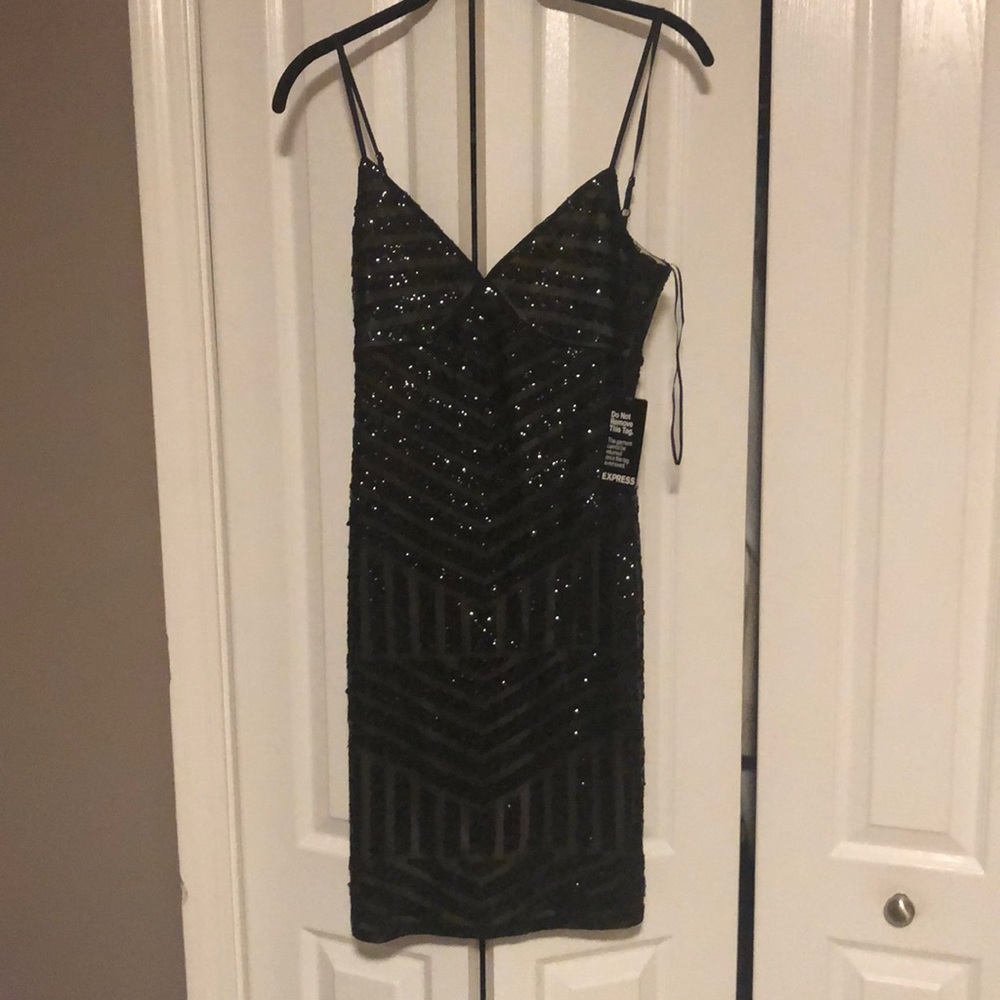 Black sparkly dress
